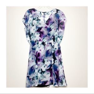 David Bitton Buffalo Floral Chiffon Tunic Top Sz S NWOT